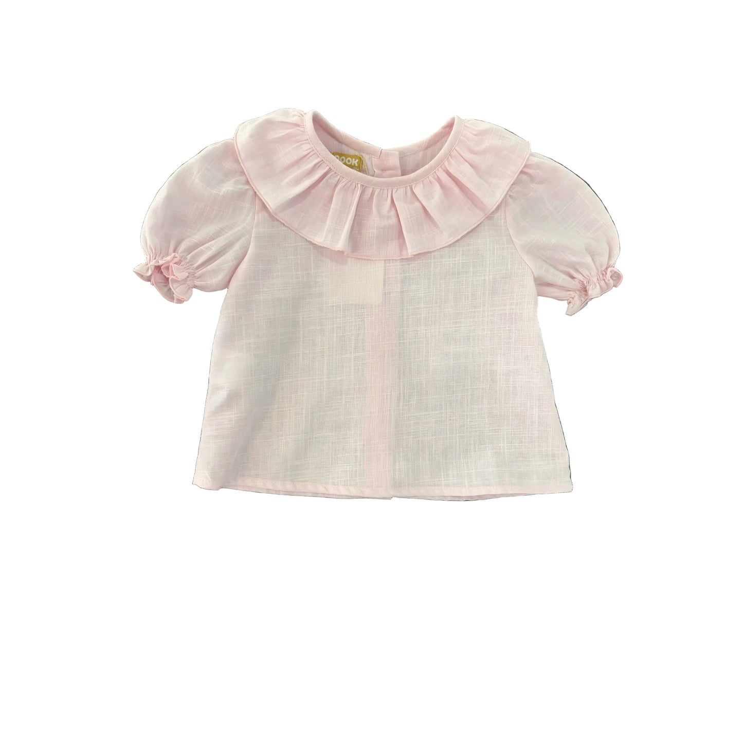 Camisa Cuello Bebé Rosa